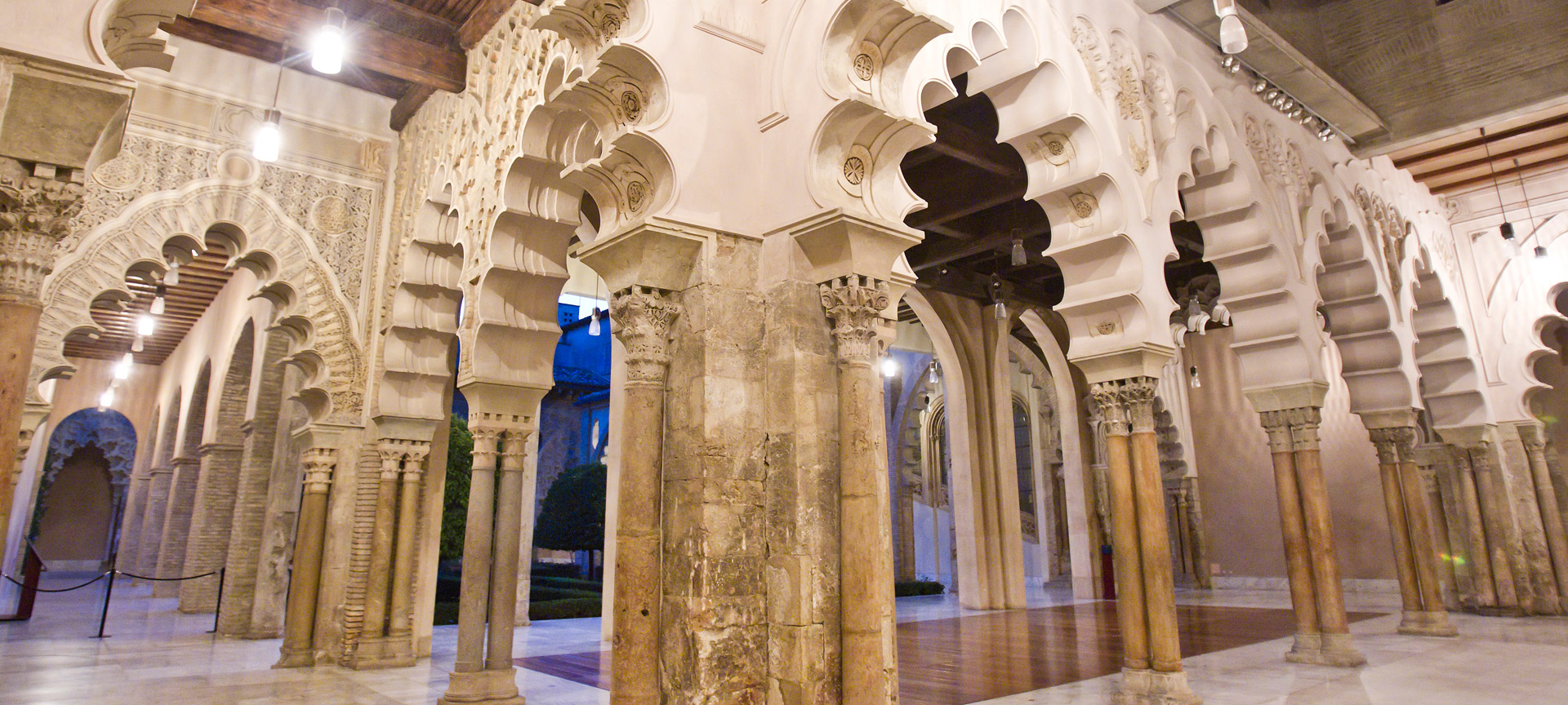 Interior of the Aljafería Palace, Zaragoza