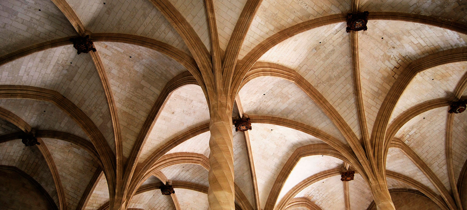 Detalle del interior de la Lonja de Palma