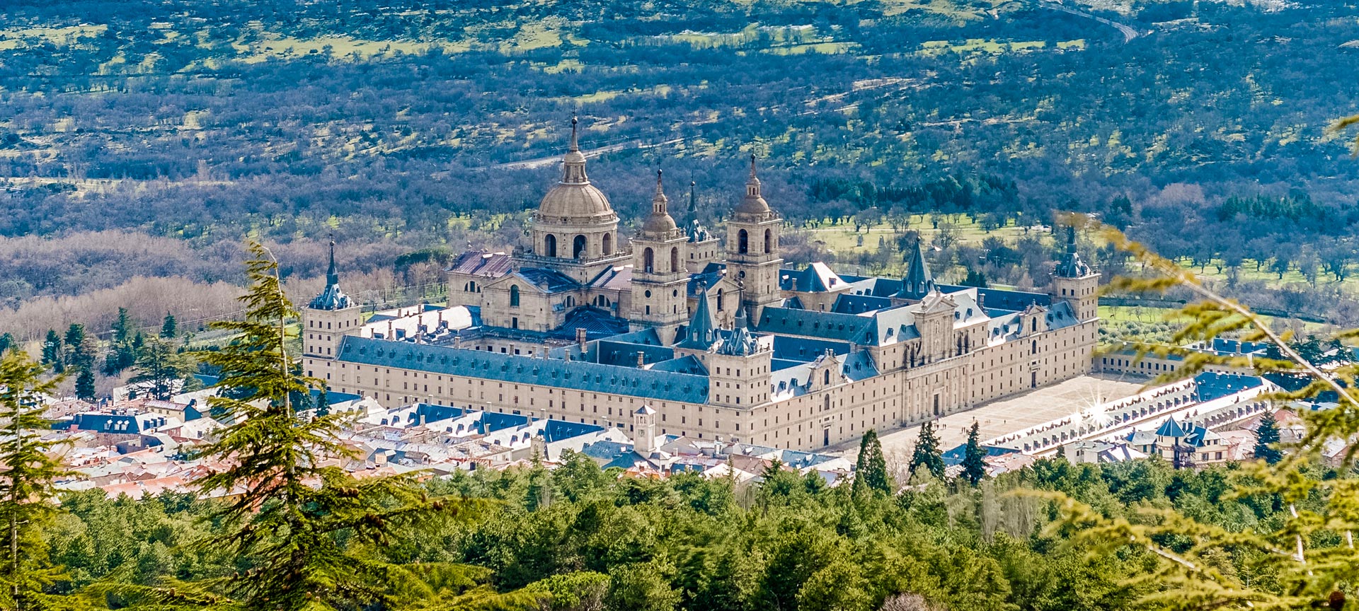 Vista general del Real Monasterio de San Lorenzo de El Escorial
