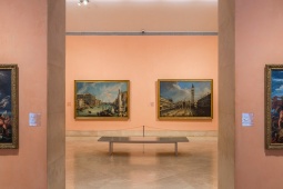 美術館の展示室の風景