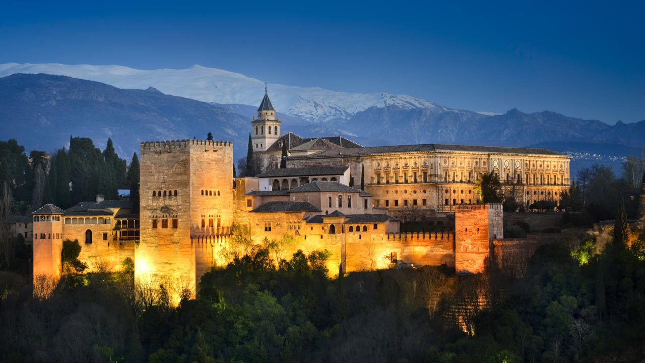 Alhambra de noche Alhambra de noche