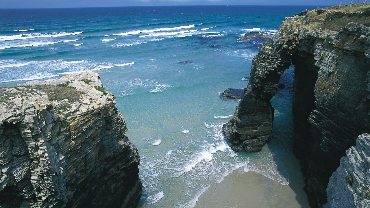 Spiaggia delle Catedrales. Ribadeo, Lugo