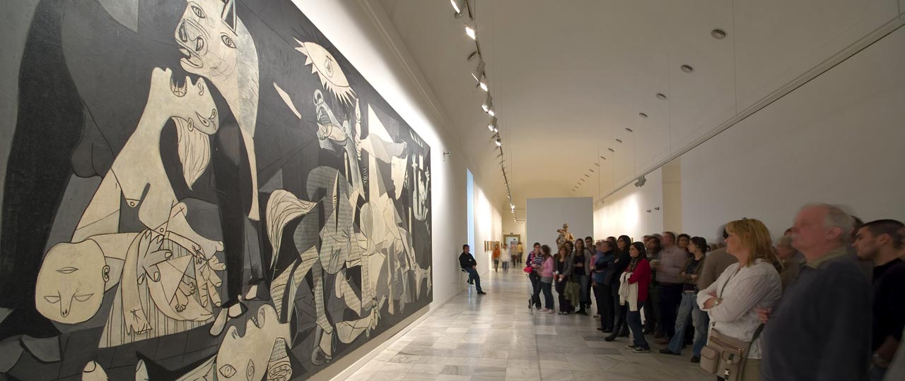 Das Bild Guernica im Reina Sofía-Museum Das Bild Guernica im Reina Sofía-Museum