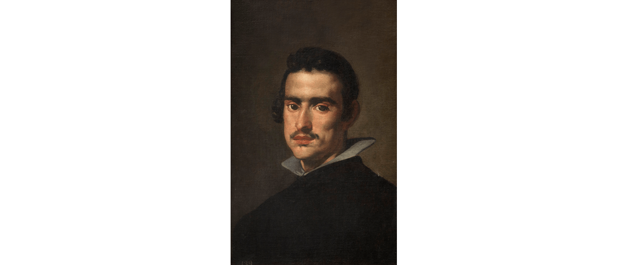 Portrait eines Mannes, um 1623. Diego Velázquez, (Sevilla 1599-Madrid 1660). Öl auf Leinwand. 55,5 x 38 cm. Portrait eines Mannes, um 1623. Diego Velázquez, (Sevilla 1599-Madrid 1660). Öl auf Leinwand. 55,5 x 38 cm.
