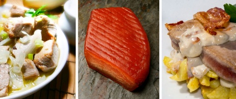 Dishes made with tuna Dishes made with tuna