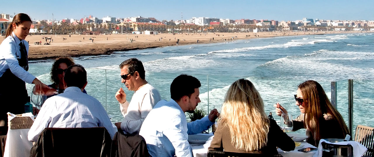 Terraza del Restaurante Panorama, Valencia Terraza del Restaurante Panorama, Valencia